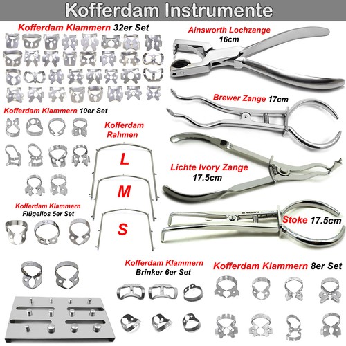 Kofferdam endodontie lochzange - kofferdam,